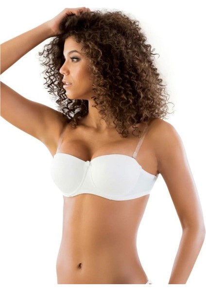 Emay Şeffaf Askılı Push Up Sütyen 701