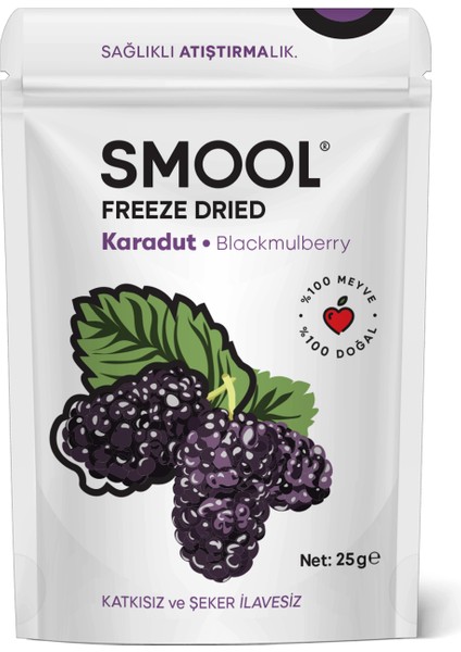 Freeze Dried Karadut 6'lı Set (Dondurularak Kurutulmuş)