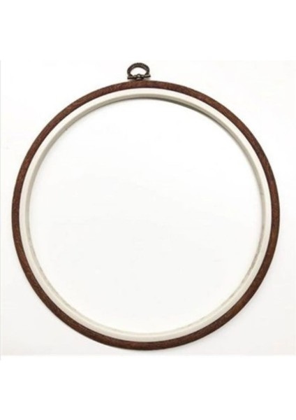 No:4 Yuvarlak Plastik Pano Nakış Kasnağı - 20,05CM - 10MM fiyatları