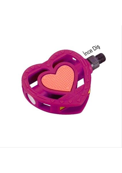 Bisiklet Mtb Pedal Pembe Kalpli 20 Ince Diş