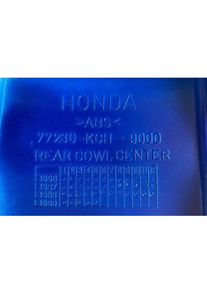 Honda Titan Stop Üst Kapak Mavi Honda