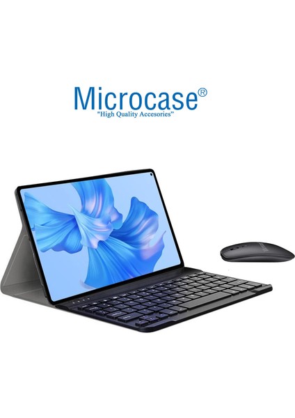 Huawei Matepad Pro 11 2022 Bluetooth Klavye ve Mouse + Standlı Kılıf - Bkk6