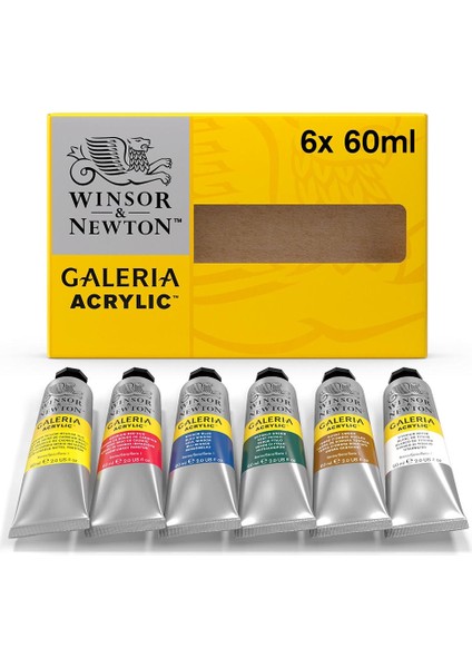 Galeria Akrilik Boya Seti 6X60ML