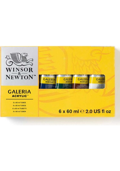 Galeria Akrilik Boya Seti 6X60ML