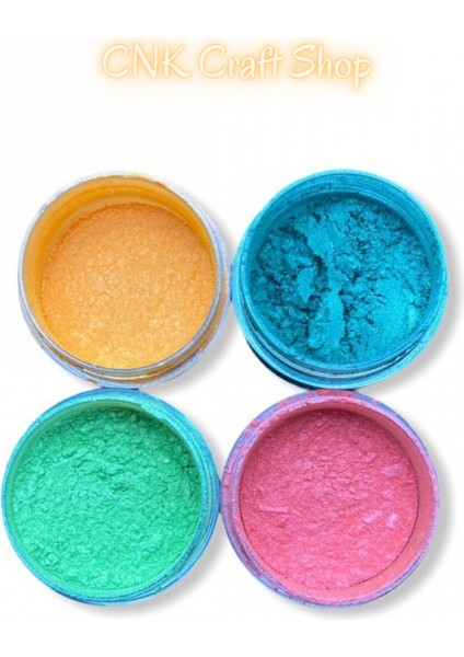 Epoksi Reçine Mini Sedef Toz Pigment Boya Seti/ Mum Pigment Boya / Beton Boya