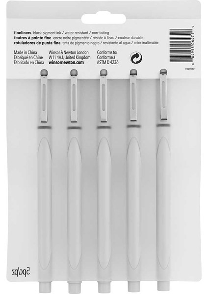 Fineliner Çizim Kalemi Seti Black (Siyah) 5 x 0.3mm fiyatları