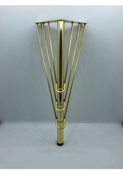 Metal Venüs Gold Sehpa Puf Mobilya Ayağı 4'lü 30*10*10 cm