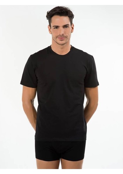 James 2'Li Modal Yuvarlak Yaka T-Shirt