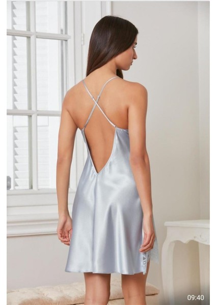 6'Lı Kaplı Midi Gecelik Sabahlık Set 6015 Mist indirimleri