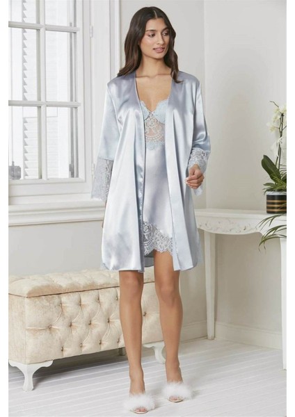 6'Lı Kaplı Midi Gecelik Sabahlık Set 6015 Royal fiyatları