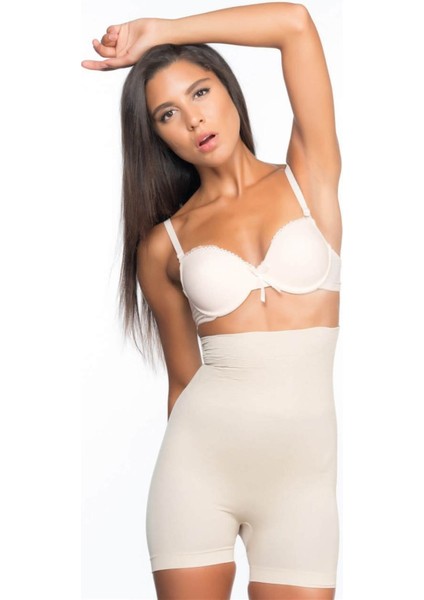 Emay Çift Kat Yüksek Bel Kısa Paçalı Korse 2075 modelleri