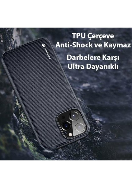 Polham Premium Darbe Emici iPhone 14 Pro 6.1 Kamera Korumalı,magsafe Uyumlu 5 Katmanlı Kılıf