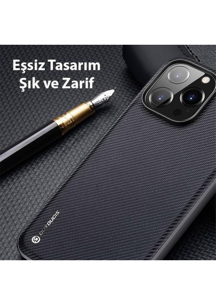 Polham Premium Darbe Emici iPhone 14 Pro 6.1 Kamera Korumalı,magsafe Uyumlu 5 Katmanlı Kılıf