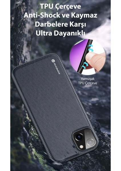 Premium Darbe Emici iPhone 14 6.1 Kılıf, Kamera Korumalı, Magsafe Uyumlu 5 Katmanlı Kılıf