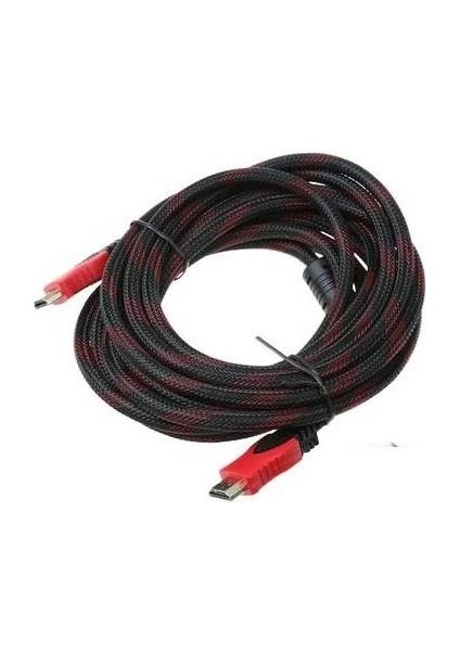 Hdmi Kablosu 10 Metre LCD Laptop Fullhd Ara Bağlantı Erkek-Erkek Tv Kablo Ps3 Ps4 Xbox U