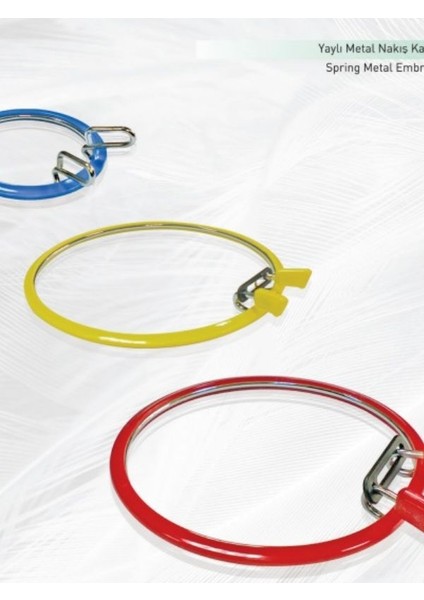 Orta Boy Metal Nakış Kasnak - 126MM - 7mm - 5 Farklı Renk Seçeneği fiyatları