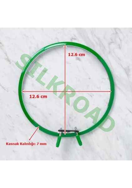 Orta Boy Metal Nakış Kasnak - 126MM - 7mm - 5 Farklı Renk Seçeneği modelleri