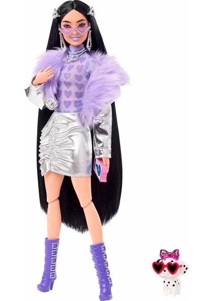 Barbie Extra Mor Botlu Bebek HHN07