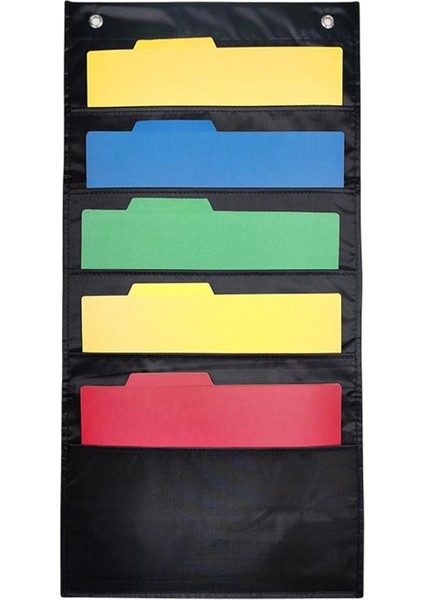 Duvar Çizelgesi Cep Grafik Depolama Çantası 5 Cep Dosya Organizatör Posta Kutusu Için (Yurt Dışından)