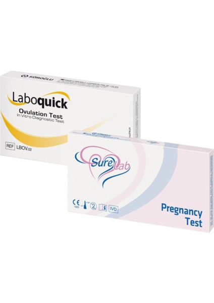 20 Adet Ovulasyon + 2 Surelab Gebelik Testi
