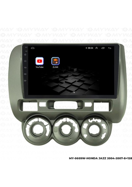 Honda City Android Multimedya Carplay Navigasyon Ekran - 8gb RAM+128 GB HDD - Myway