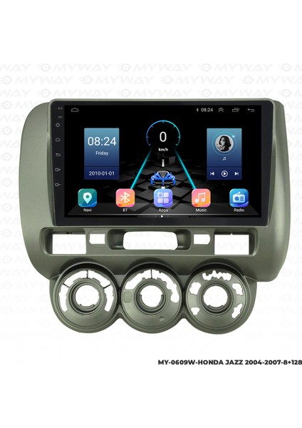 Honda City Android Multimedya Carplay Navigasyon Ekran - 8gb RAM+128 GB HDD - Myway indirimleri