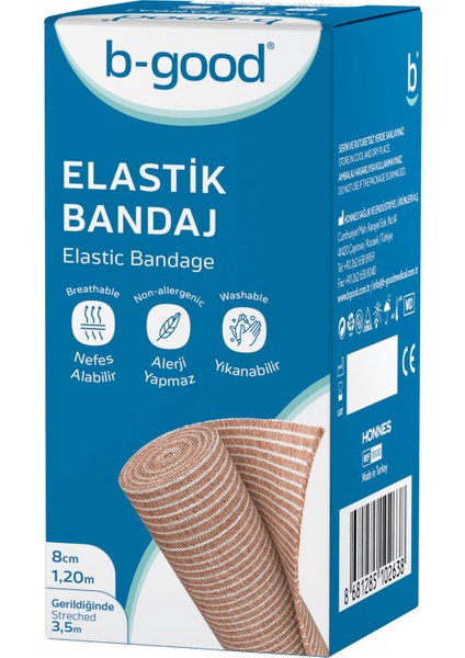 Elastik Bandaj 8cmx3.5m