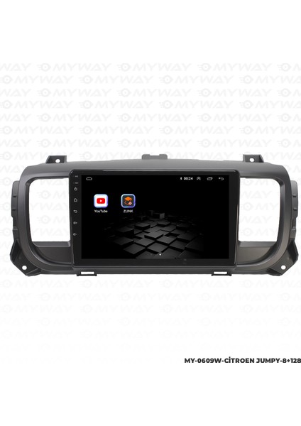 Opel Vivaro Android Multimedya Carplay Navigasyon Ekran - 8gb RAM+128 GB HDD - Myway