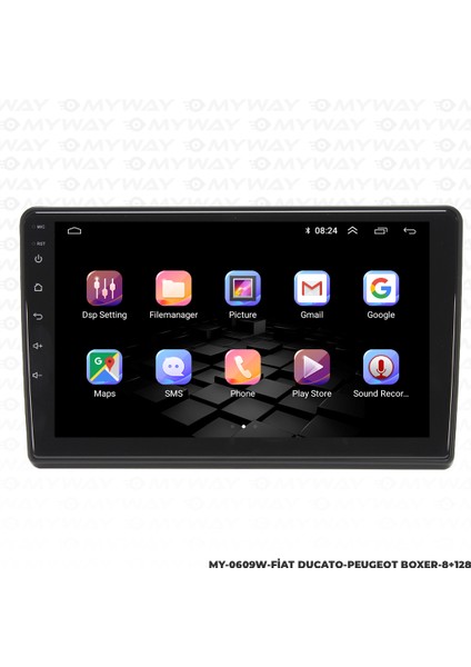 Fiat Ducato Android Multimedya Carplay Navigasyon Ekran - 8gb RAM+128 GB HDD - Myway fırsatları