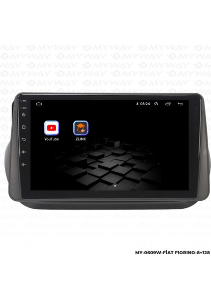 Fiat Fiorino Android Multimedya Carplay Navigasyon Ekran - 8gb RAM+128 GB HDD - Myway