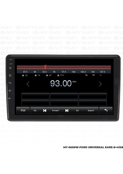 Ford Focus Android Multimedya Carplay Navigasyon Ekran - 8gb RAM+128 GB HDD - Myway fiyatları