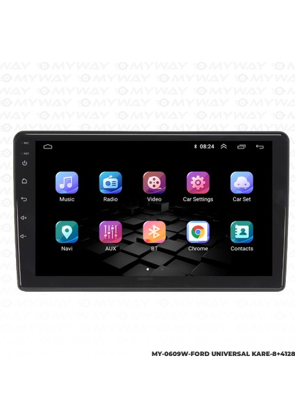 Ford Kuga Android Multimedya Carplay Navigasyon Ekran - 8gb RAM+128 GB HDD - Myway