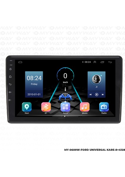 Ford Kuga Android Multimedya Carplay Navigasyon Ekran - 8gb RAM+128 GB HDD - Myway