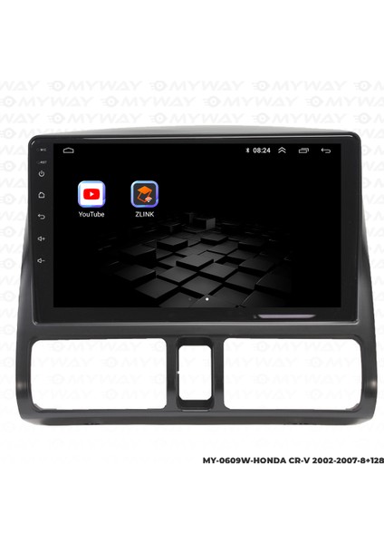Honda Cr-V Android Multimedya Carplay Navigasyon Ekran - 8gb RAM+128 GB HDD - Myway