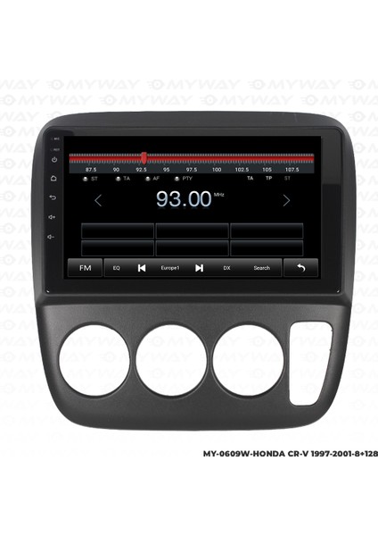 Honda Cr-V Android Multimedya Carplay Navigasyon Ekran - 8gb RAM+128 GB HDD - Myway fırsatları