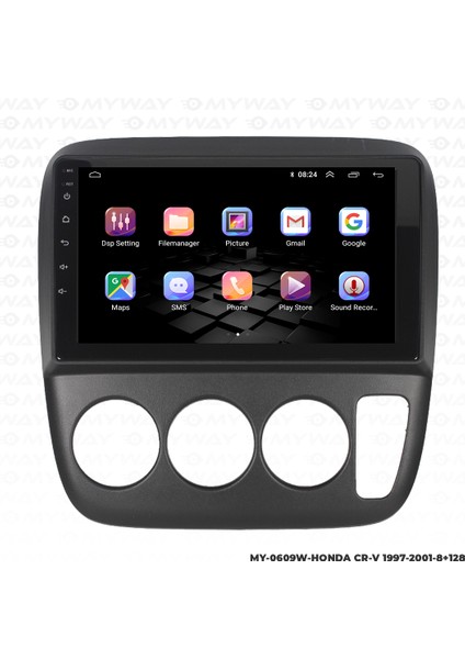 Honda Cr-V Android Multimedya Carplay Navigasyon Ekran - 8gb RAM+128 GB HDD - Myway indirimleri
