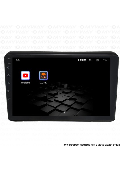 Honda Hr-V Android Multimedya Carplay Navigasyon Ekran - 8gb RAM+128 GB HDD - Myway