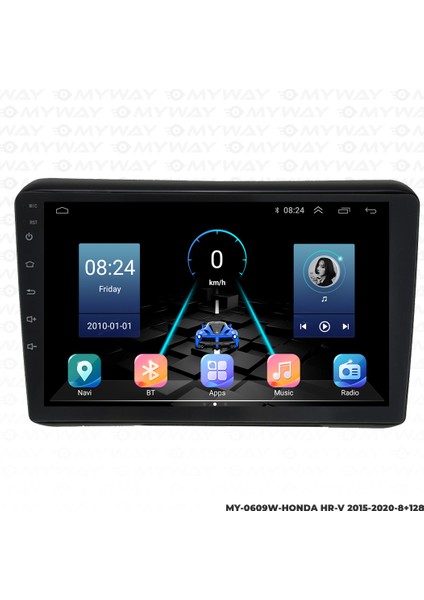 Honda Hr-V Android Multimedya Carplay Navigasyon Ekran - 8gb RAM+128 GB HDD - Myway indirimleri