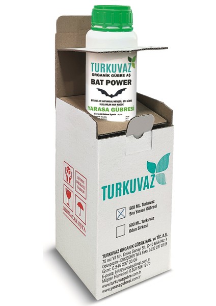 Organik Bat Power Sıvı Yarasa Gübresi 500 Ml.