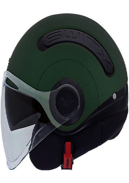 Sx.10 Mat Yeşil Kask