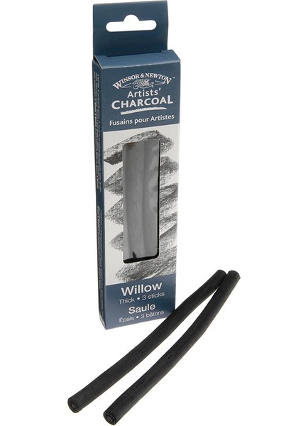 Winsor&newton Willow Charcoal Kalın Füzen Seti 12'li