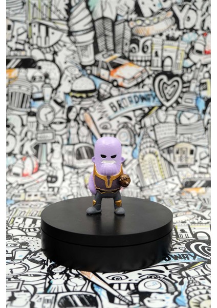 Mini Sevimli Thanos Masaüstü Figür Biblo (8 Cm)