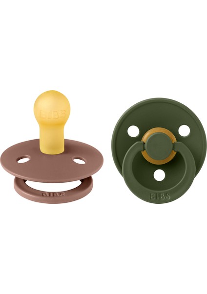 Colour Ikili Kauçuk Emzik-Dark Oak/hunter Green Size 1