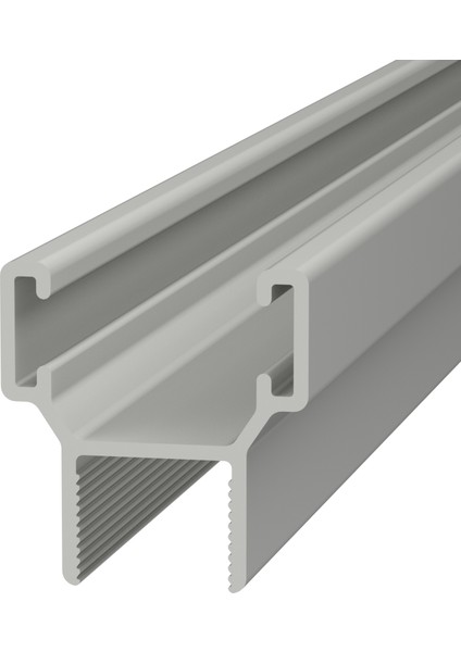 Cam Balkon Ara Fitil Büyük H - Aluminyum Fitil H - Cam Ara profili H 8 mm 1mt.