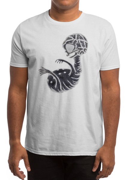 Fossil Fetus Beyaz Spor Tişört