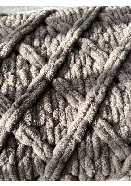 Taş Rengi El Örgü Bebek Battaniye modelleri