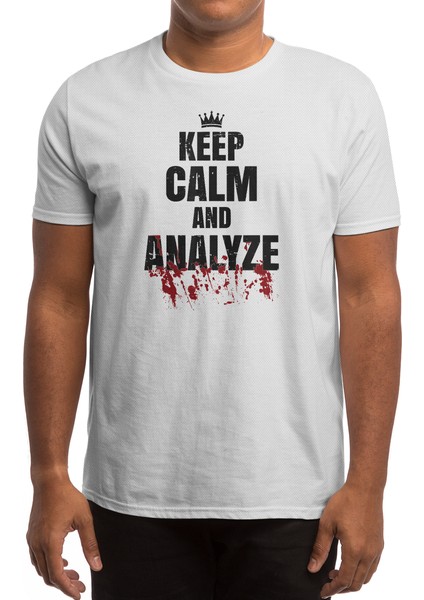 Forensic Scientist Blood Spatter Analyst Beyaz Spor Tişört