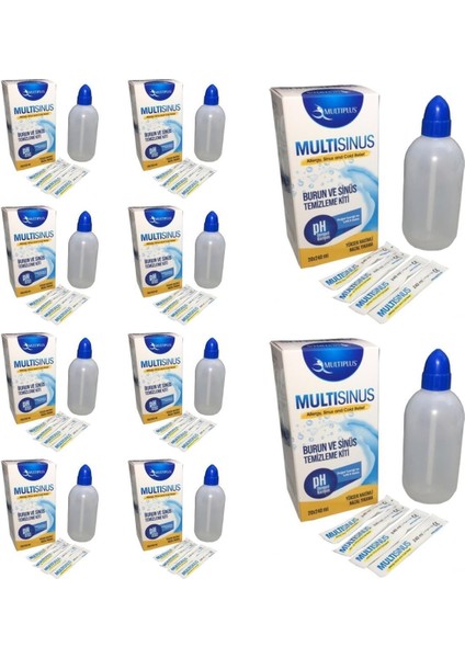 Multi Sinüs Rinse Burun ve Sinüs Temizleme Kiti - 10'lu Paket