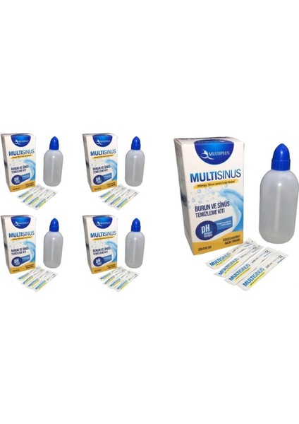 Multi Sinüs Rinse Burun ve Sinüs Temizleme Kiti - 5'li Paket