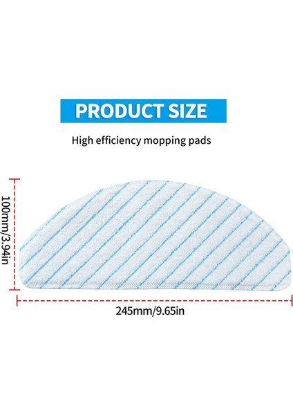 Ecovacs T8 N8PRO T8 Max Robotik Süpürge Aksesuarları B Için Uyumlu Yedek Kullanımlık Mop Pad (Yurt Dışından) fırsatları